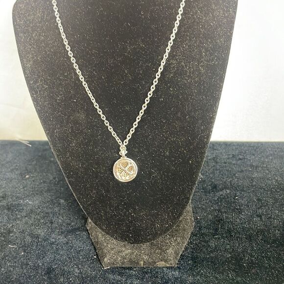 Judith Ripka Sapphire and Diamond Ying Yang Necklace - Picture 6 of 6